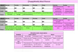 monthly blood sugar log dvees meal planner