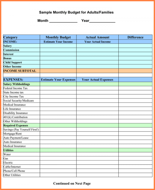 17-simple-monthly-budget-worksheets-word-pdf-excel