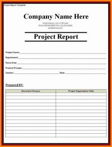 monthly expense report template example of project report format sample management report template project report template