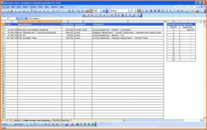 monthly expense spreadsheet monthly spending spreadsheet household expenses