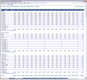 monthly profit and loss template simple profit and loss template