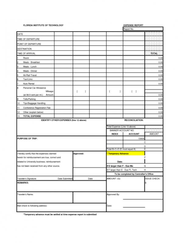 monthly report template