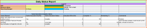 monthly report template daily status report template dailystatusreport