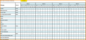 monthly schedule template excel monthly schedule template excel cleaning schedule template x