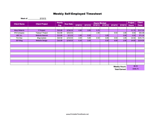 monthly timesheet template excel