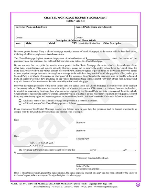 mortgage promissory note