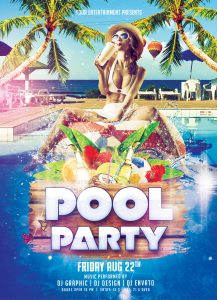 movie poster template psd pool party flyer by hdesign dziz