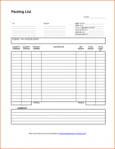 Moving Inventory List | Template Business