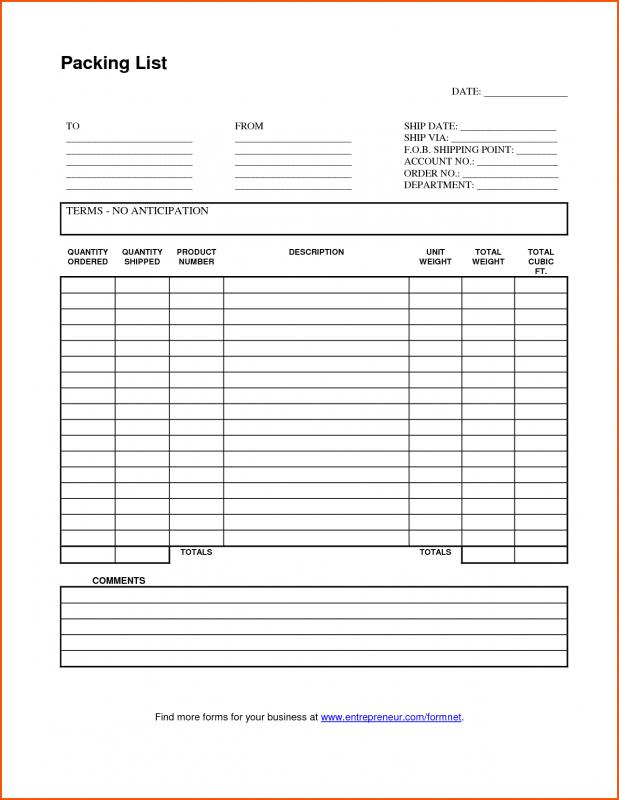 moving inventory list template business