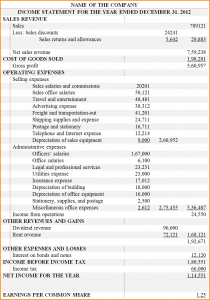 multi step income statement example multi step income statement example file