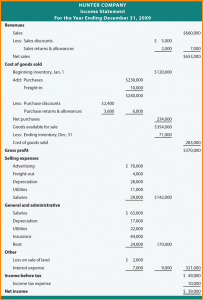 multi step income statement example multi step income statement example huntercompany