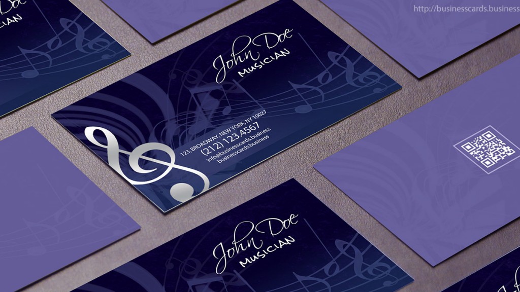 music business cards