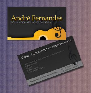 music business cards business card music