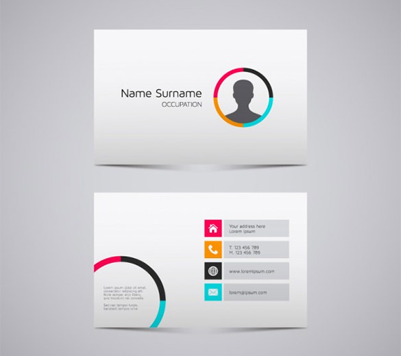 name card template