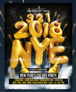 new year flyer ao