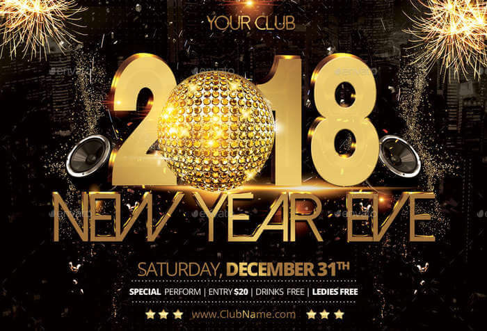 new year flyer