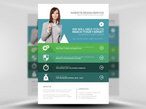 new year flyer web design agency flyer template