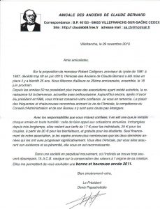 news article format lettre president aacb