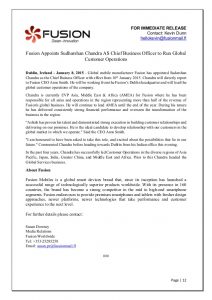 news release format sample press release