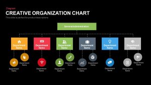 newspaper template powerpoint creative organization chart