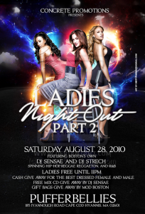 night club flier ladies night part ii flyer