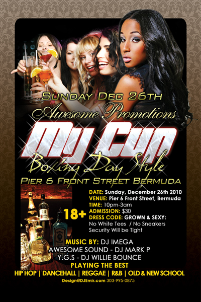 night club flier