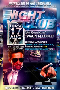 night club flier best night club flyer template