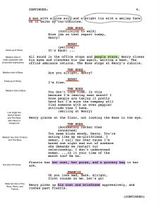 non disclosure agreement form shot script