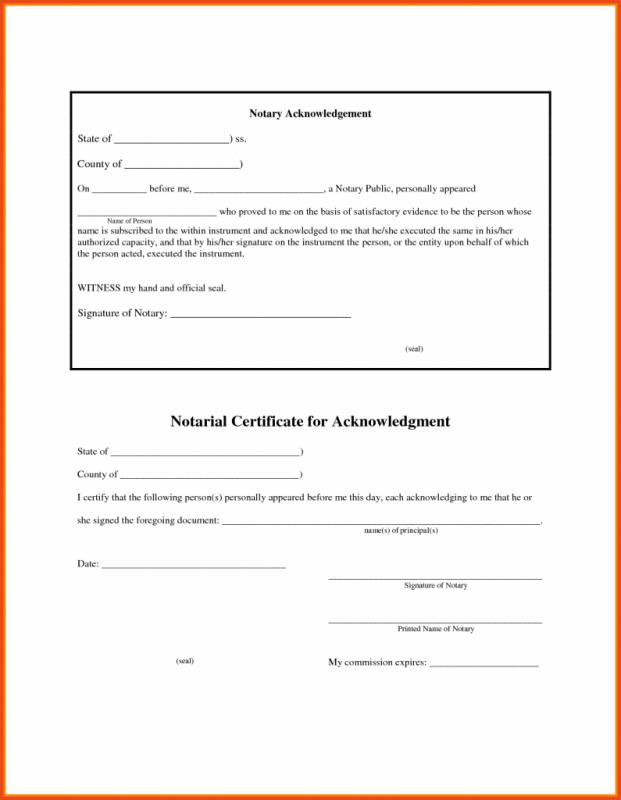 blank notary form