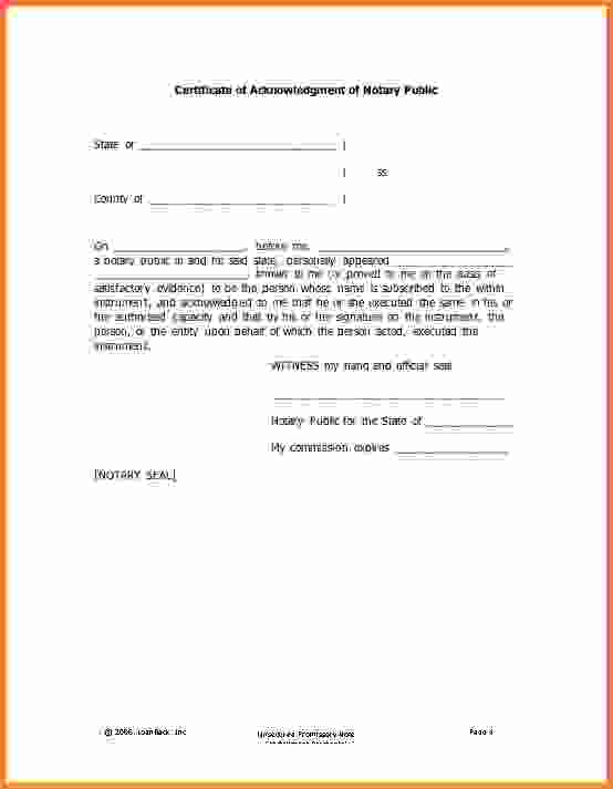 notarized letter format