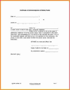 notarized letter sample notary letter template sample notary