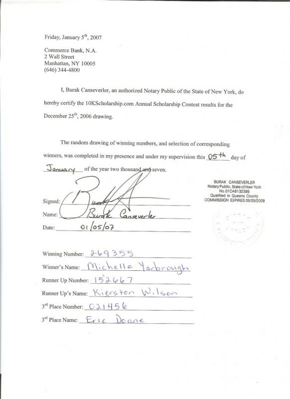 notarized letter example notarized letter example