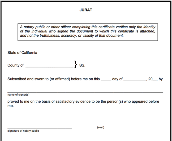 form for notary