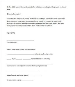 Notary Document Sample | Template Business