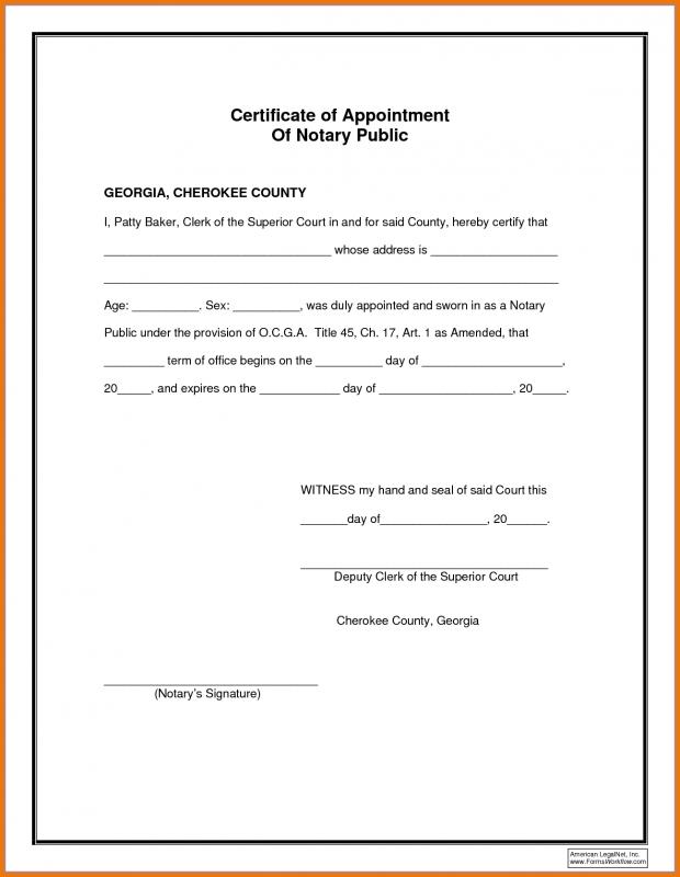 notary document sample