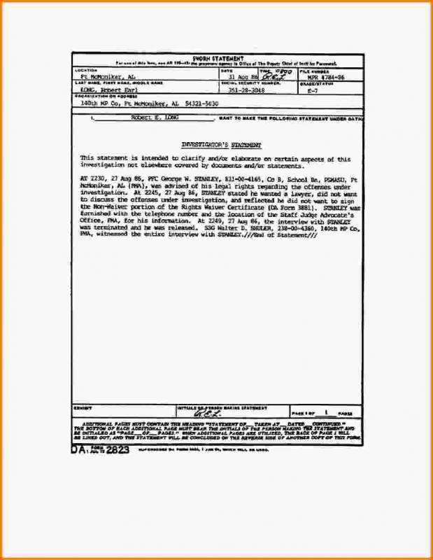 notary statement template