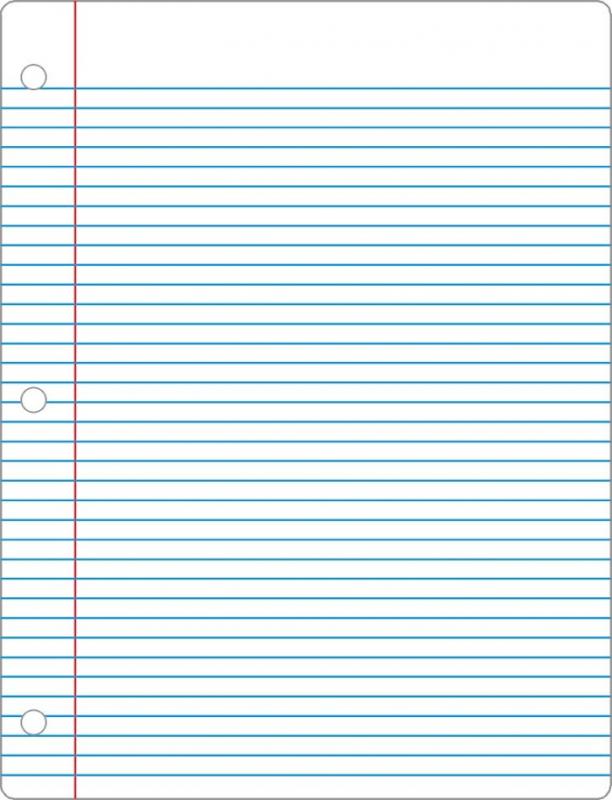 notebook paper pdf