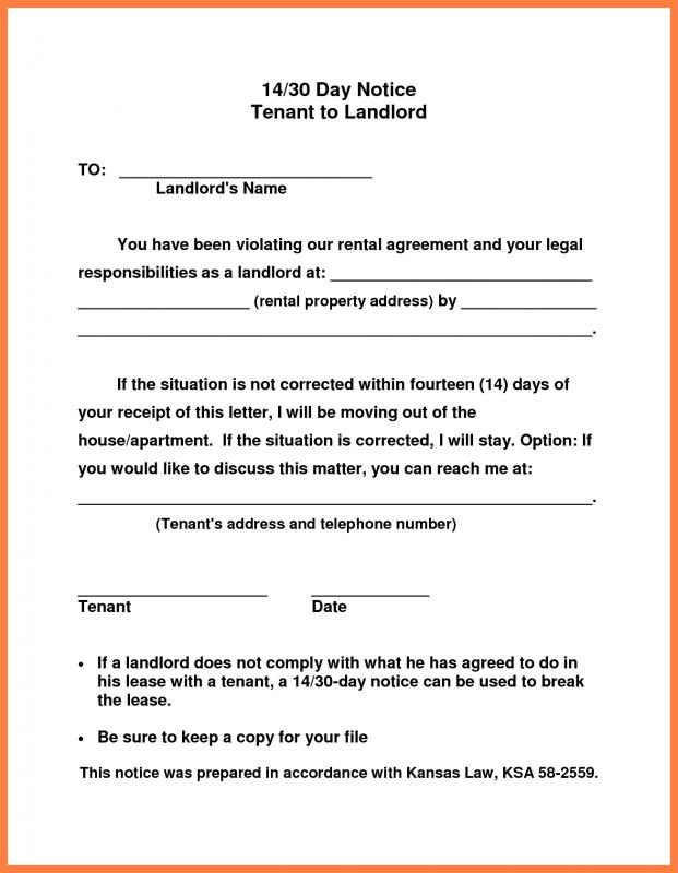 notice of eviction form