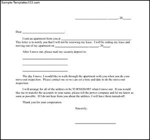 notice of lease termination letter from landlord to tenant notice letter of lease termination of tenant printable