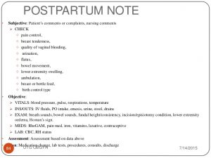 nurses notes template history taking and examination