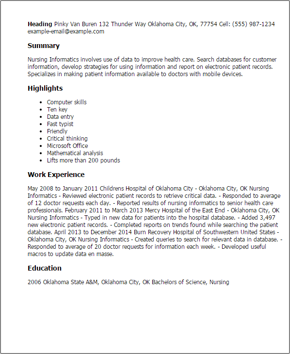 nursing reports templates