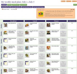 nutrisystem meal planner screenshot recipe lg