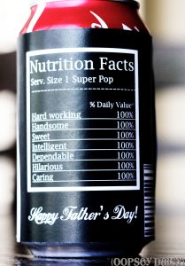 nutrition labels template pop for pop nutrition