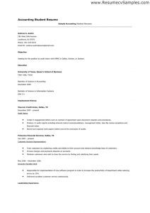 objective in resume for fresh graduate sample resume for fresh graduate accounting