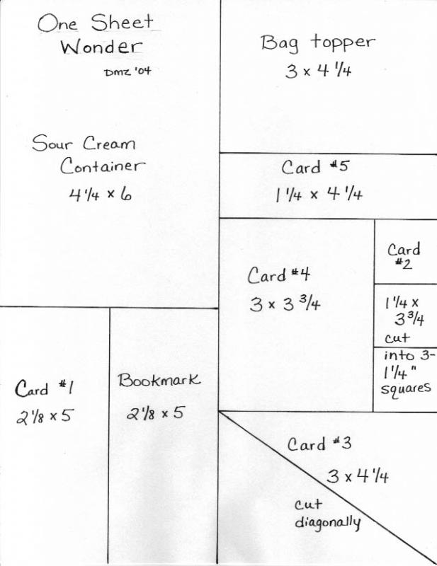 one sheet template