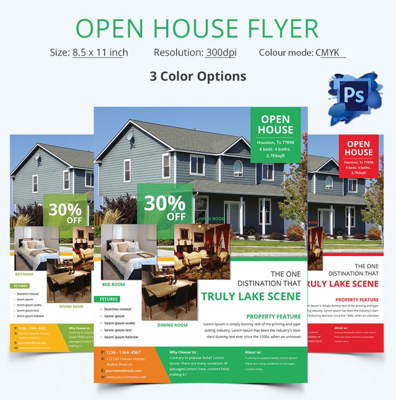 open house flyer template