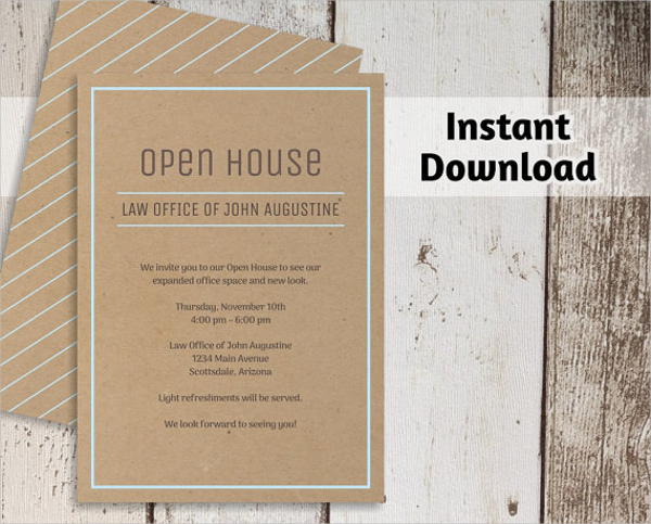 open house invite templates