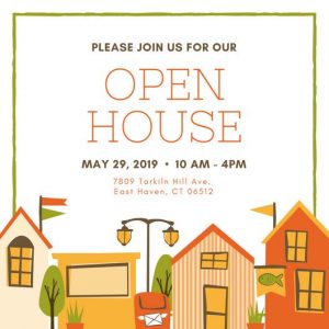 open house invite templates canva colorful houses illustrated open house invitation mackkeaolk