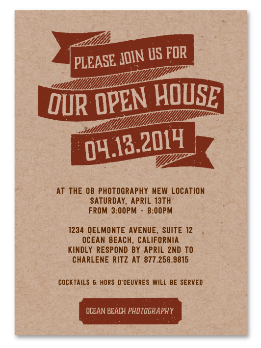 open house invite templates