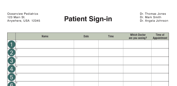 open house sign in sheet printable